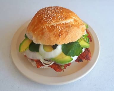 Cemita de Carne Enchilada