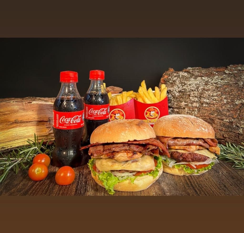 Combo-2 Hamburguesas Leñadoras + 2 Gaseosas