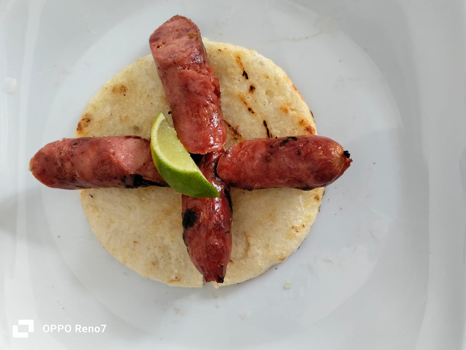 Arepa Con Chorizo