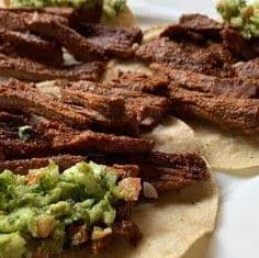 Orden con 4 tacos de Arrachera