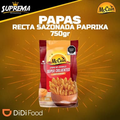 Papas Recta Sazonada 750 gr