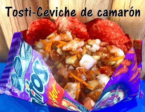 Tosti Ceviche de Camarón