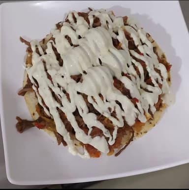 AREPA CON DESMECHADA