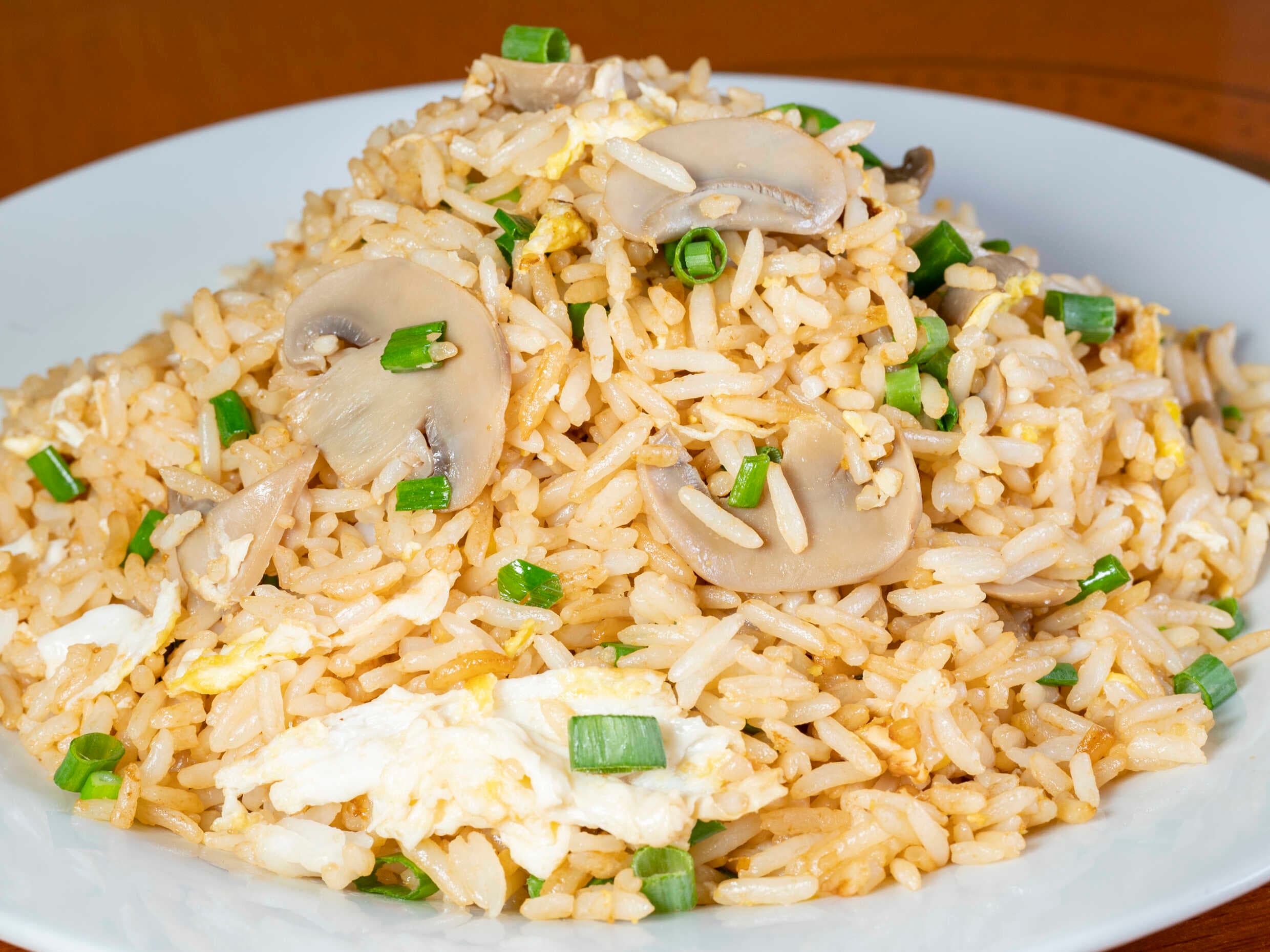 Chaufa con Champiñones