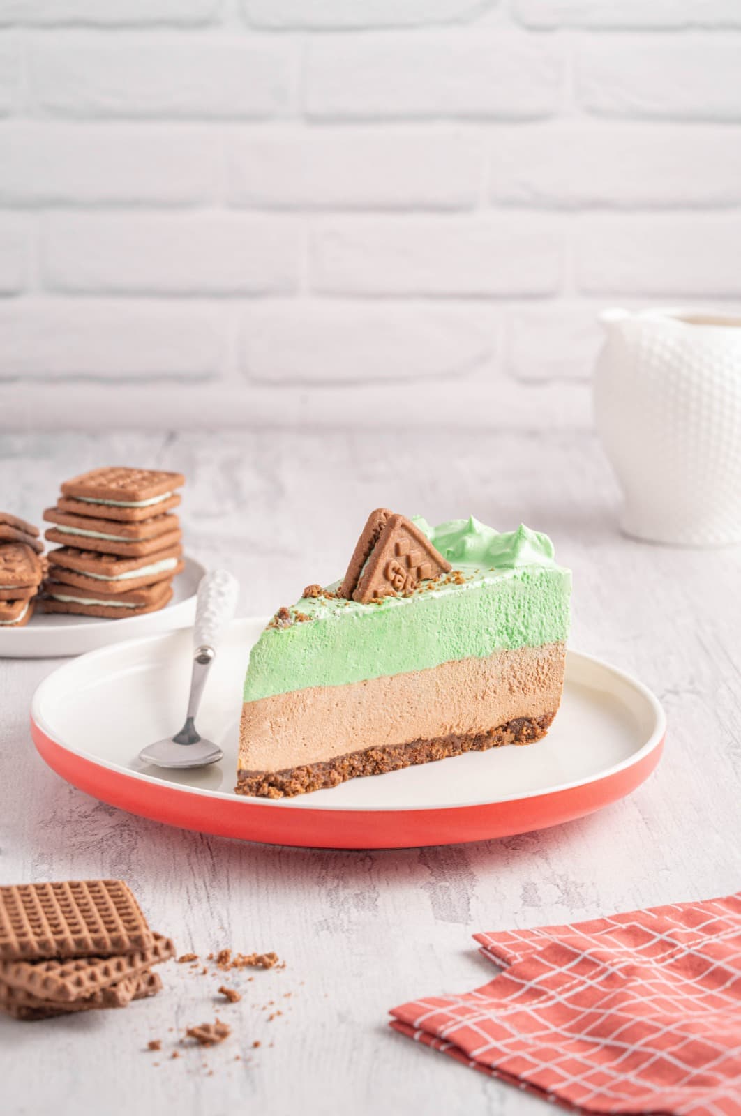 Porción de Cheesecake de Chocomenta
