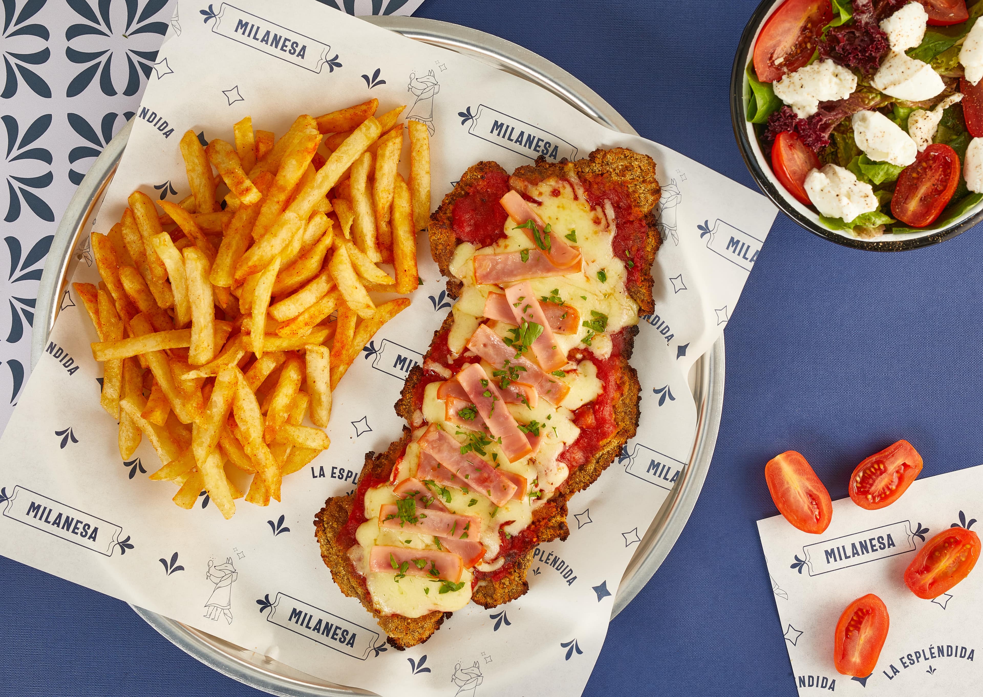 Combo Milanesa Napolitana
