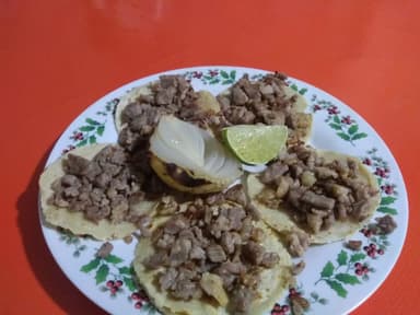 Órden de 5 tacos Costilla Ternera