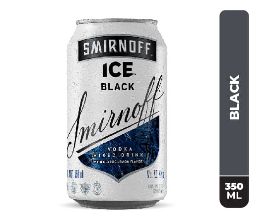 Bebida Smirnoff Ice Black Lata 350 ml