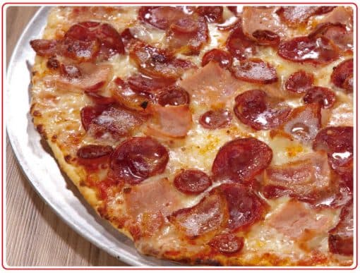 Pizza Personal triangular Tres Carnes