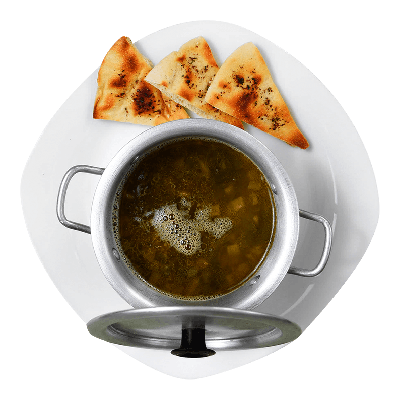 Sopa de Lentejas y Acelgas