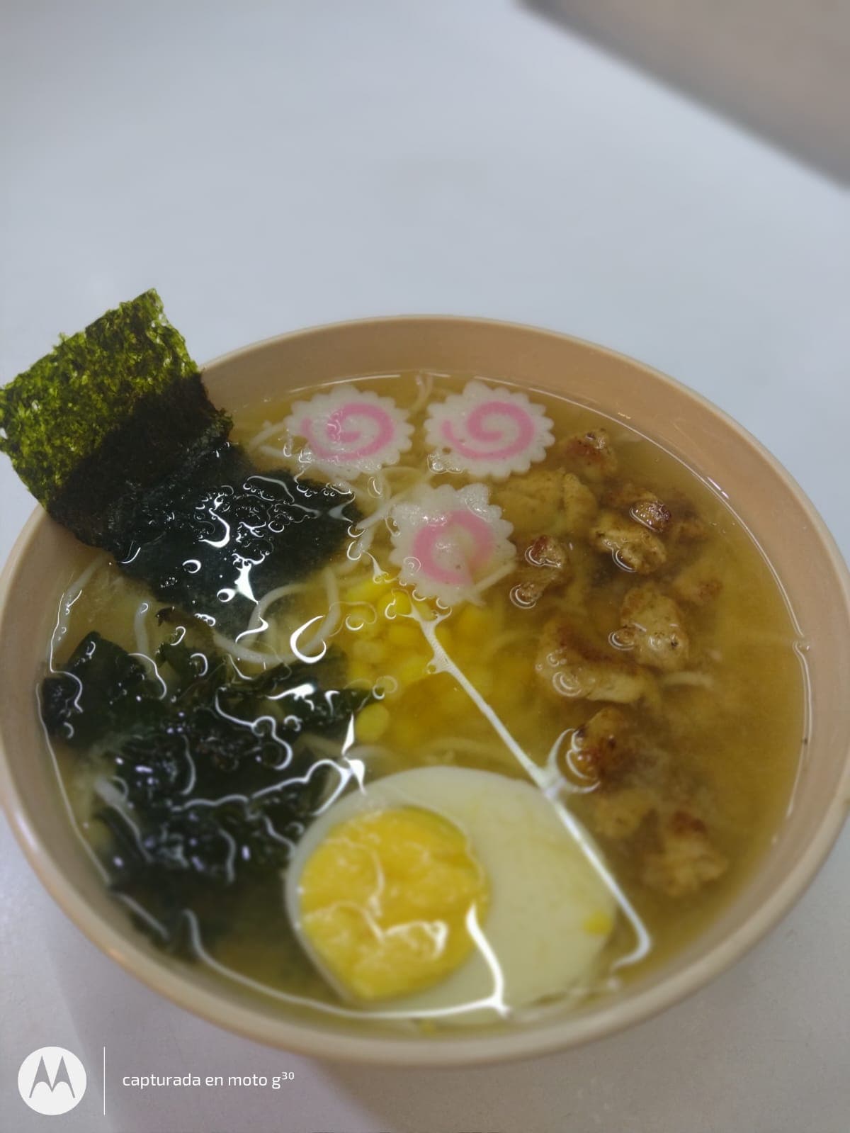 Sopa Tipo Ramen de Pollo