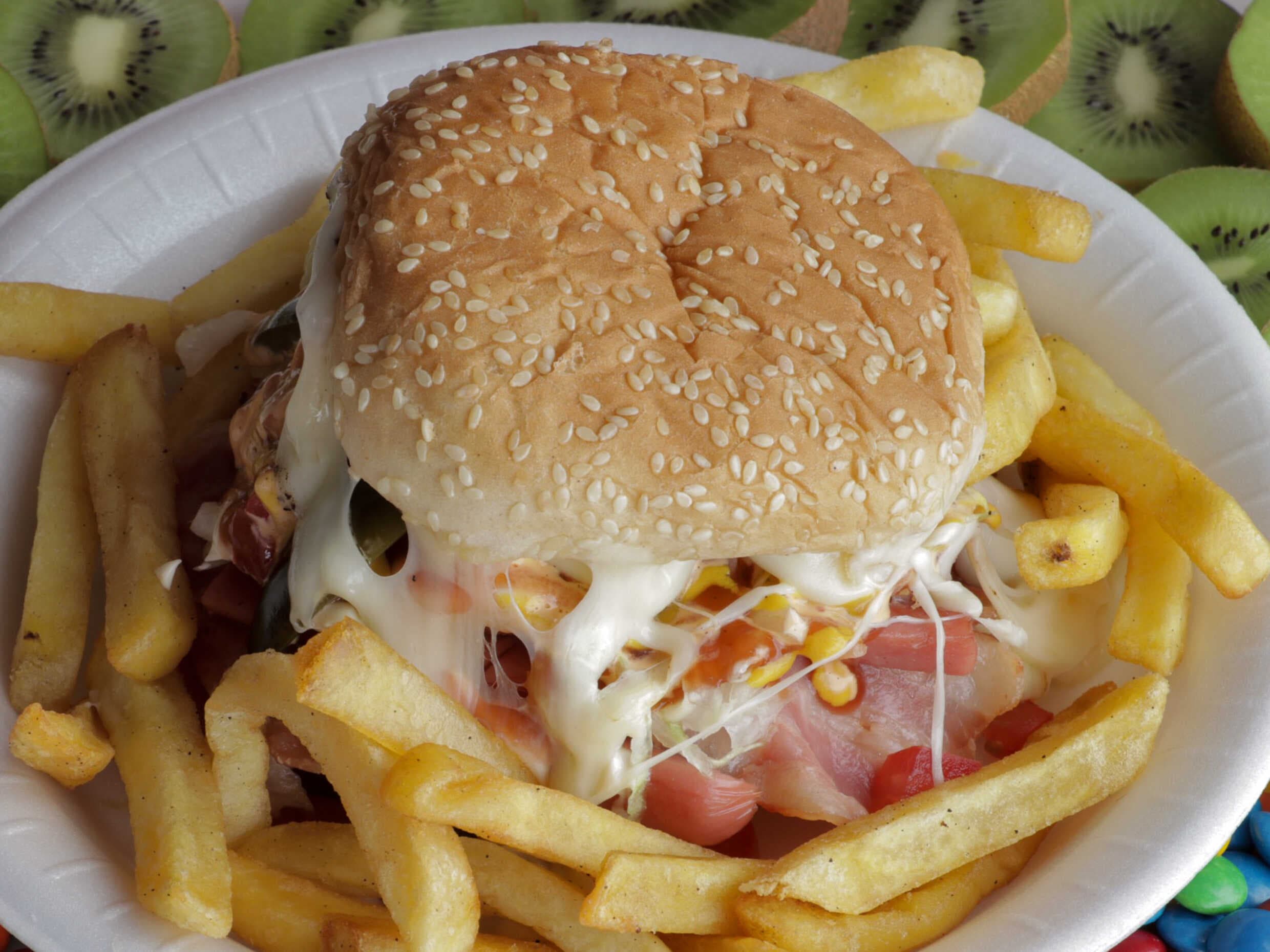 Hamburguesa Mc. Gordo con Papas