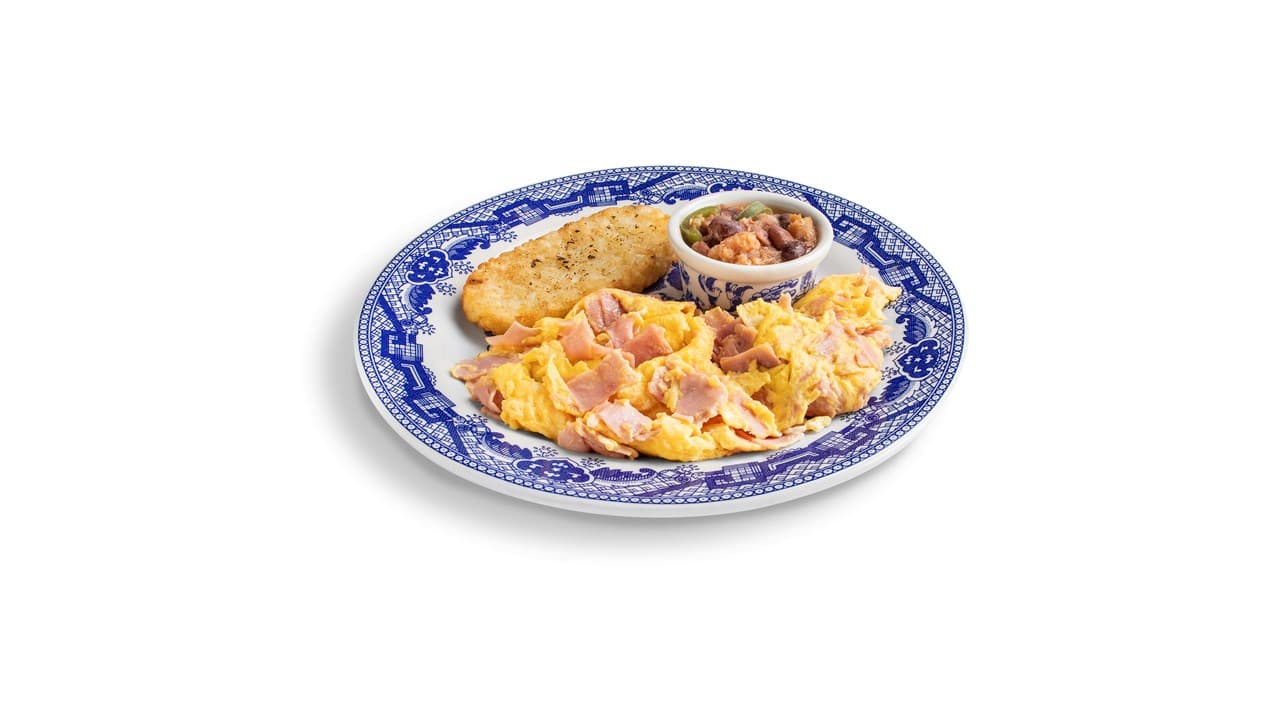 Huevos Revueltos con Jamón (2 pzas)