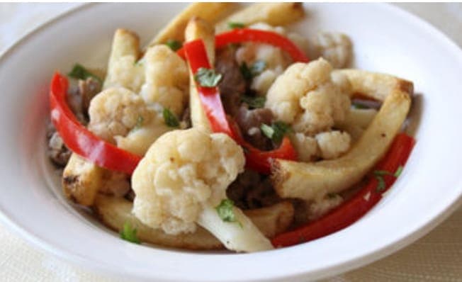 Coliflor con Res