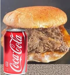 Super Torta Birria + Refresco