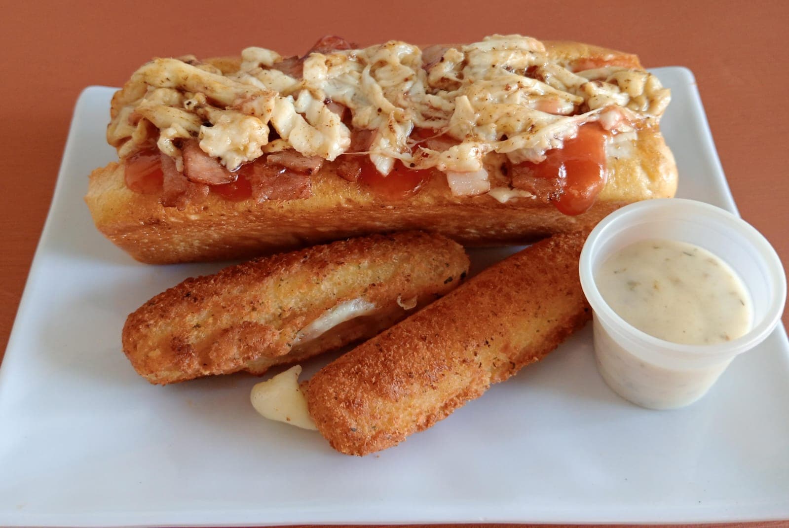 Hotdog El atajo del Queso.