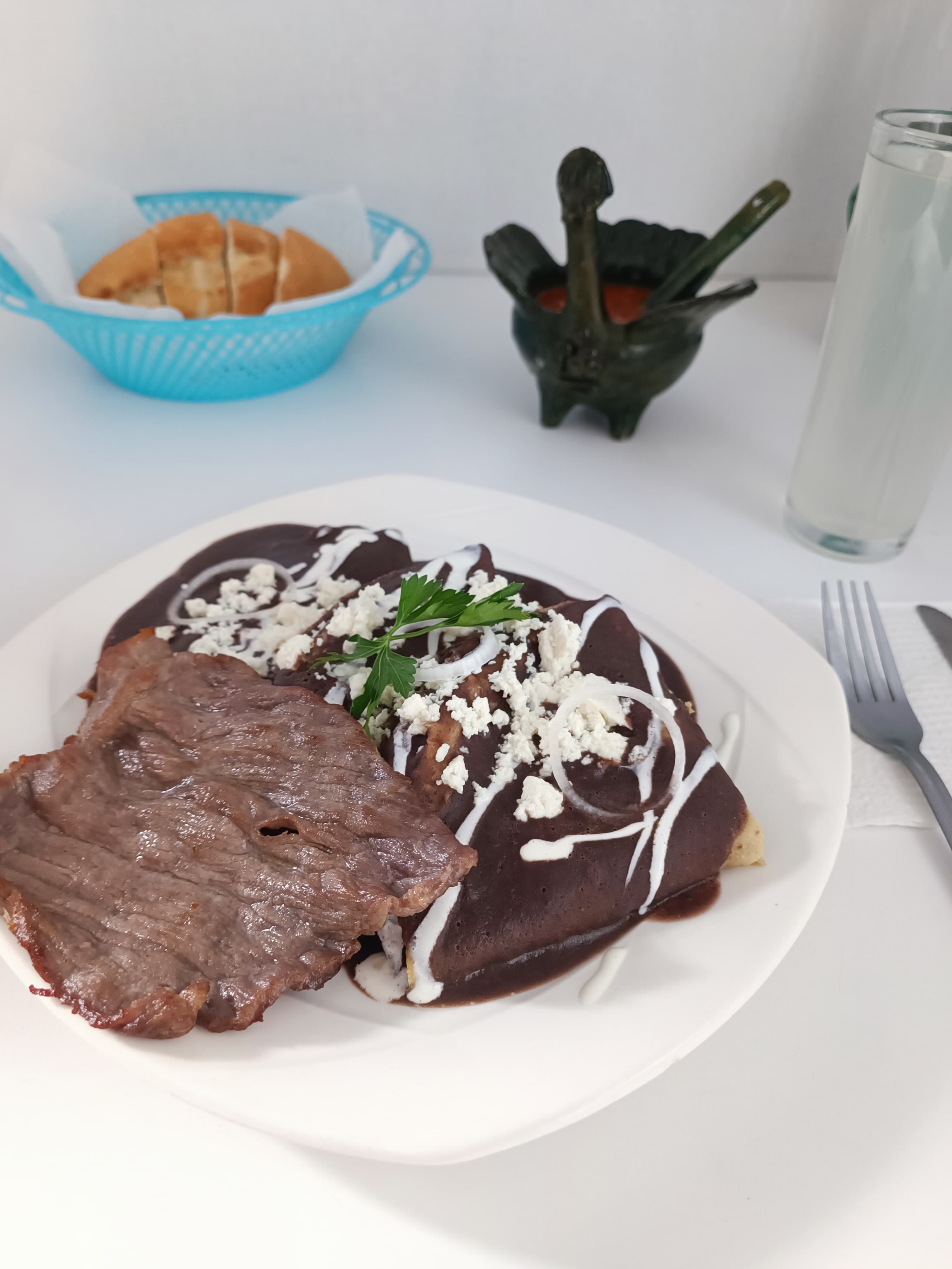Enfrijoladas