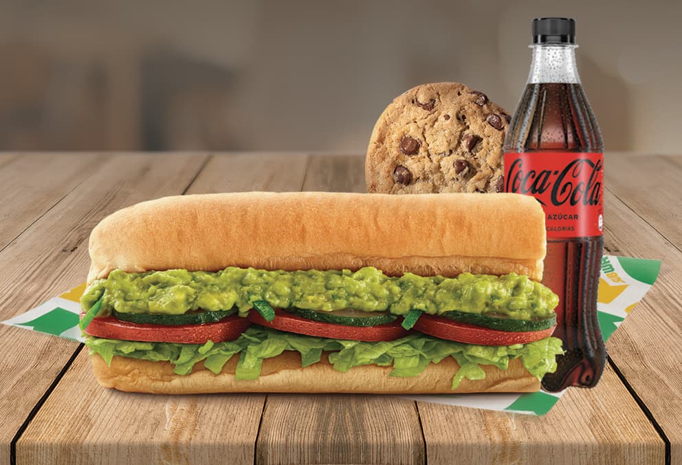 Combo Sub Vegetariano con Palta 15 cm