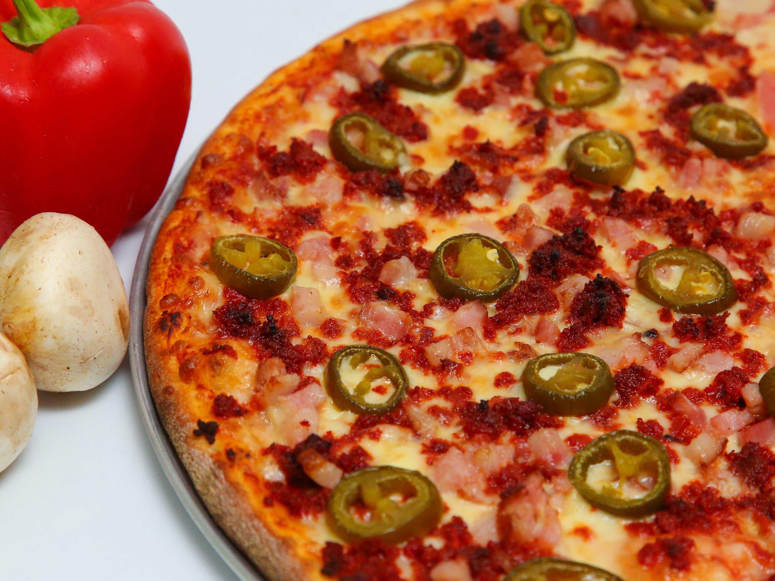 Pizza Extra Mexicana.