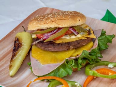Hamburguesa Hawaiana