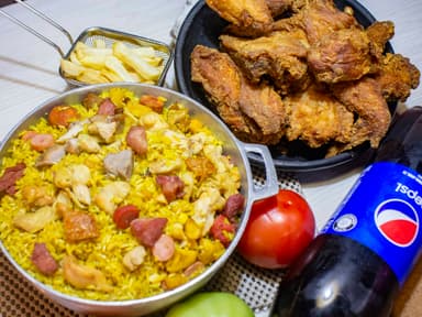 Arroz Carnes Ahumadas Duo
