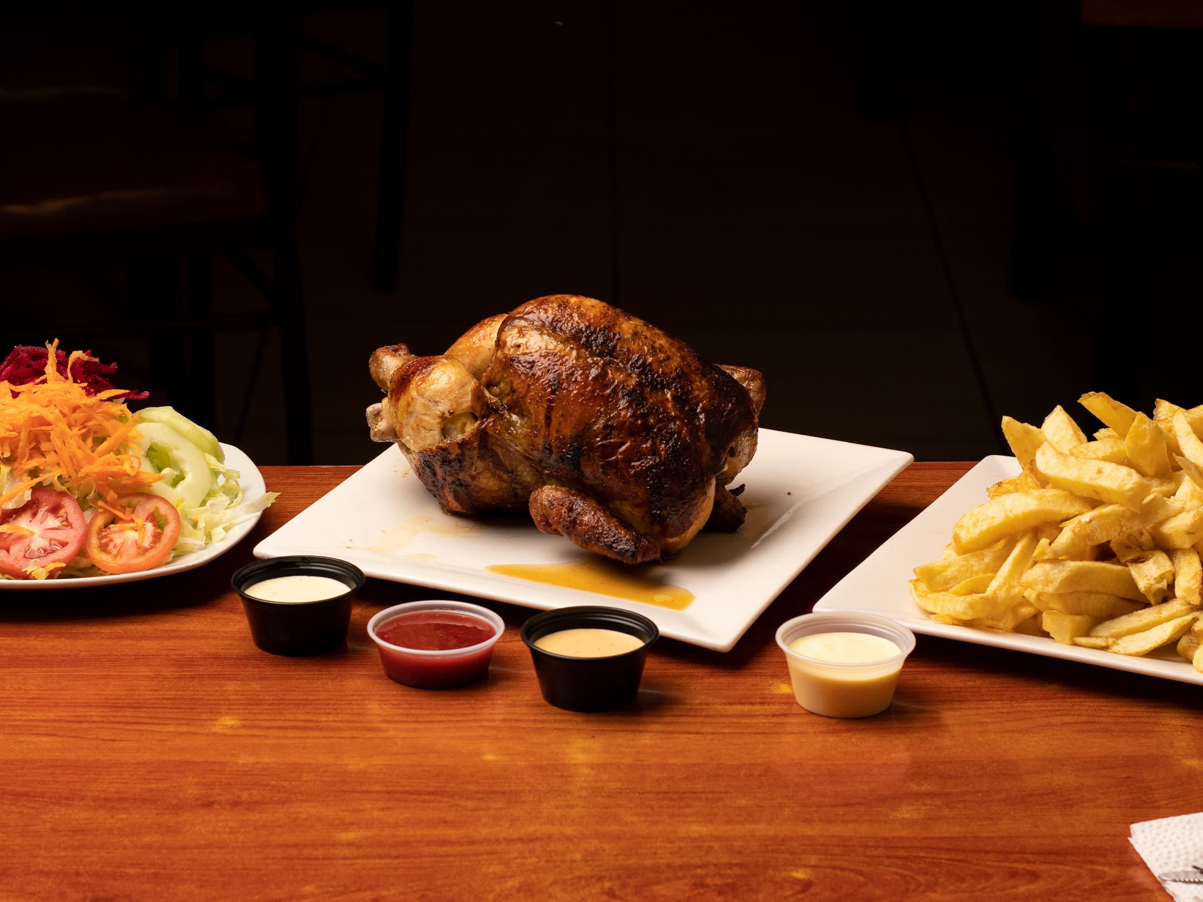 1 Pollo más papas y Pepsi 1 L