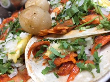 Orden de 5 Tacos al Pastor con Queso