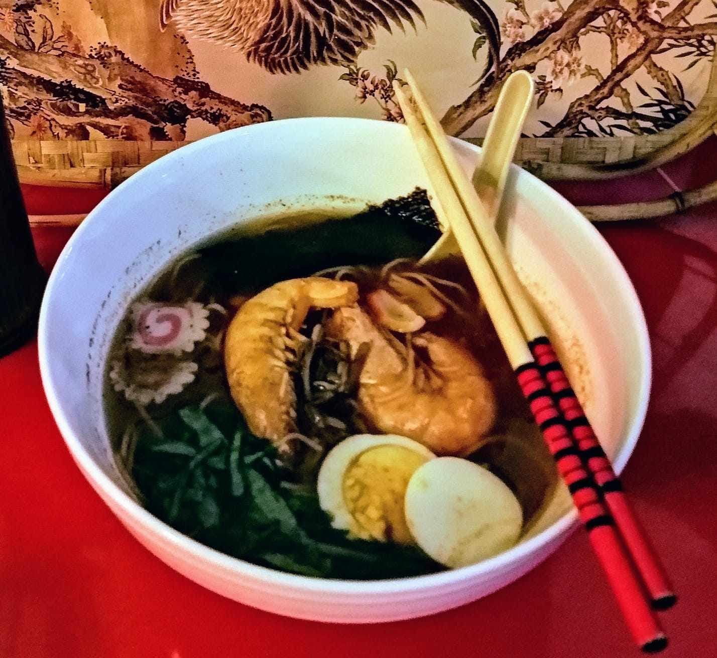 Ramen especial camarón