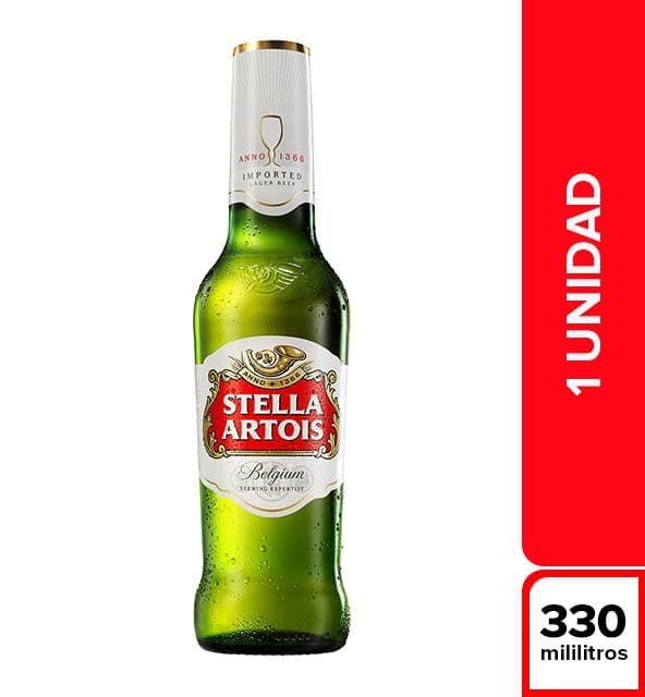 Cerveza Stella Artois Botella 330 ml