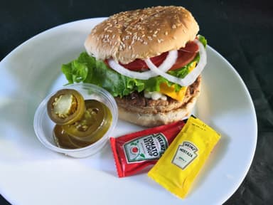 Hamburguesa clásica sin papas