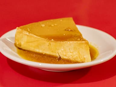 Postre Flan Napolitano