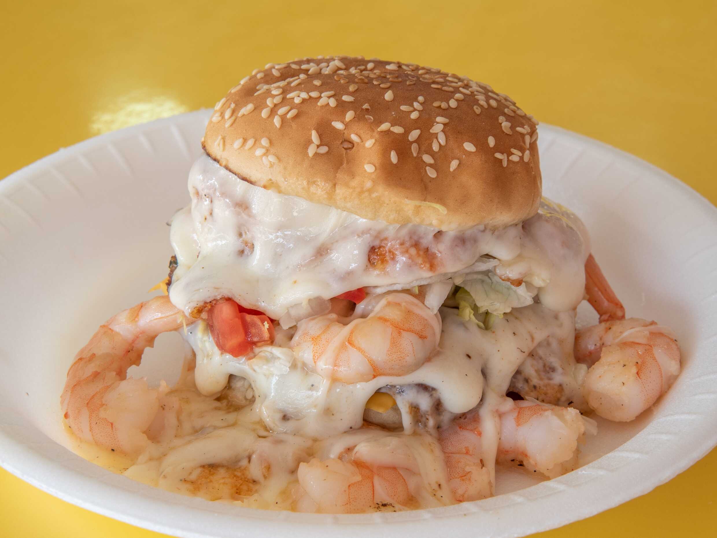 Hamburguesa de Camarón