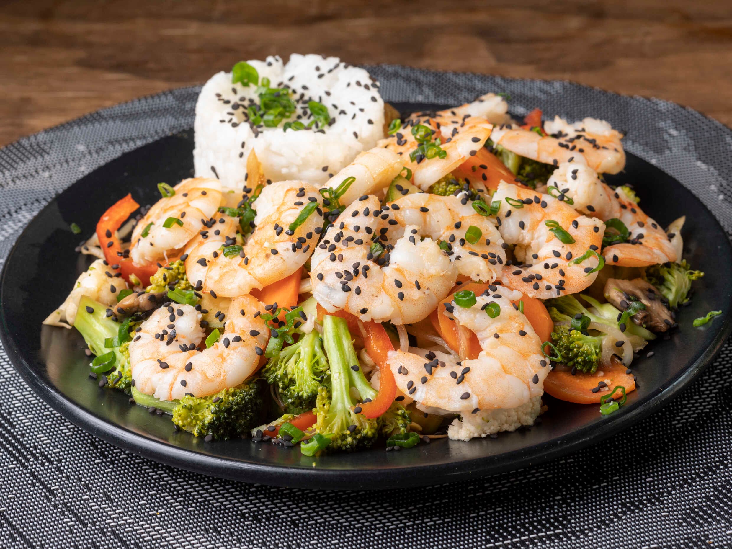 Tepanyaki  de Camarón