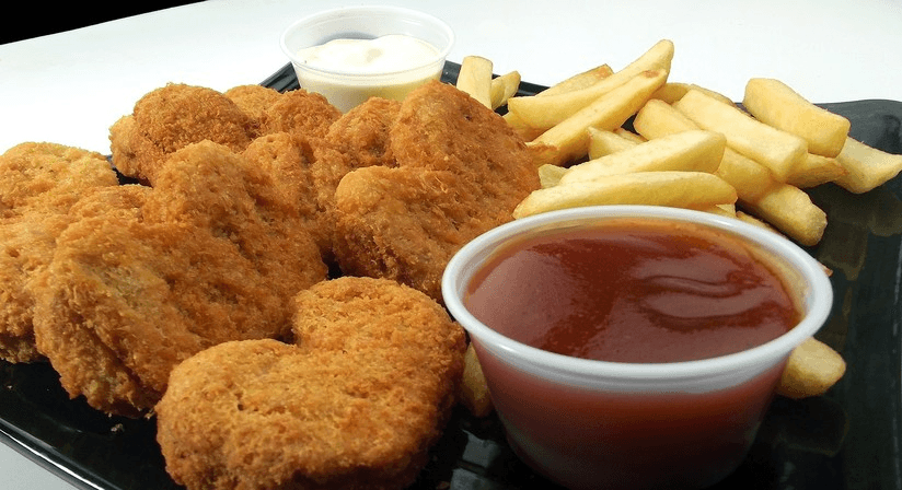 Nuggets con Papas