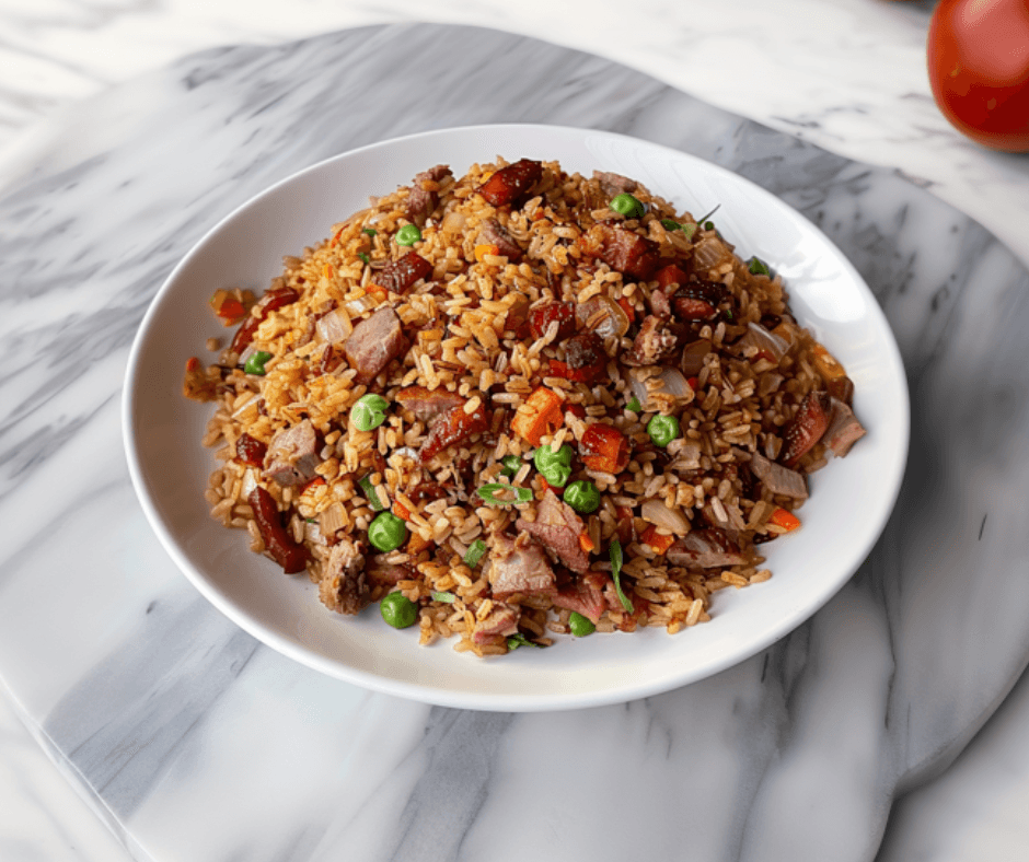 Entero Arroz Frito de la Casa