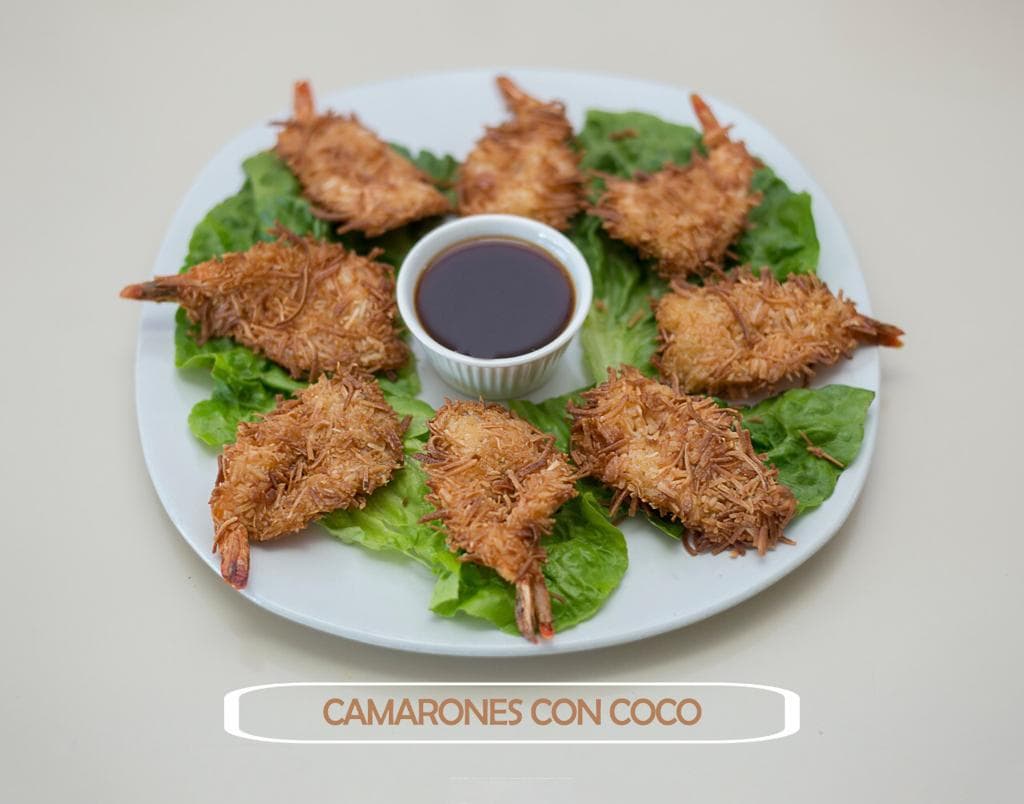 Camarones con Coco