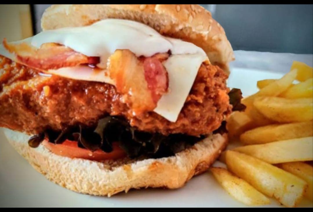 Buffalo Chicken Crispy Burguer