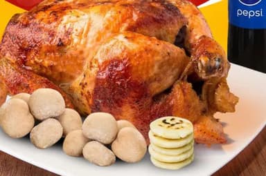 1/2 POLLO ASADO.