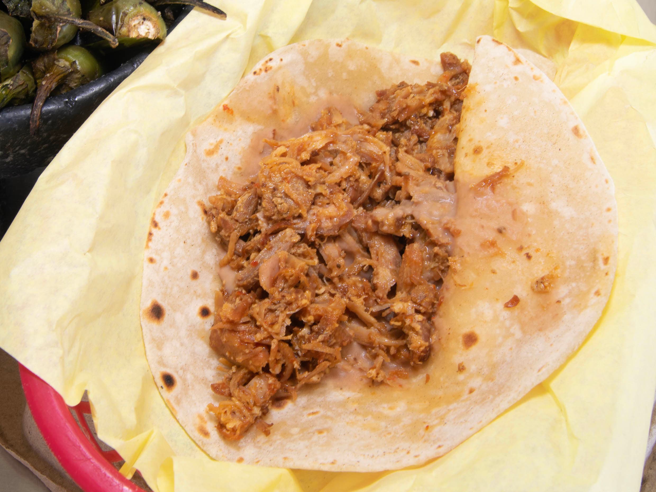 Burrito de Pierna de Puerco