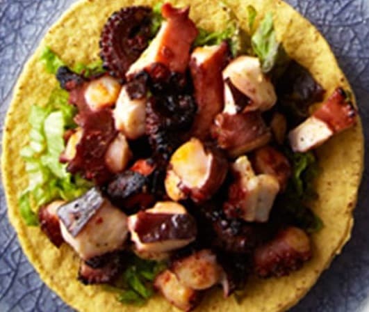 Tostada de Pulpo
