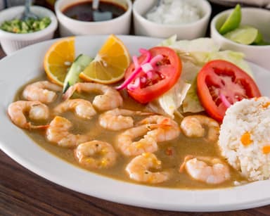 Camarones en Salsa de Mango