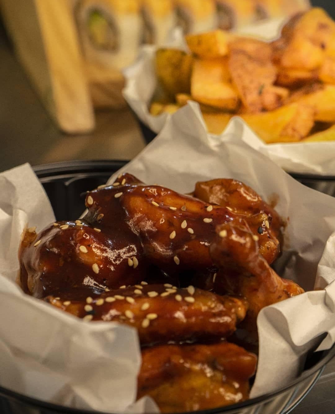 Alitas BBQ 4 uds