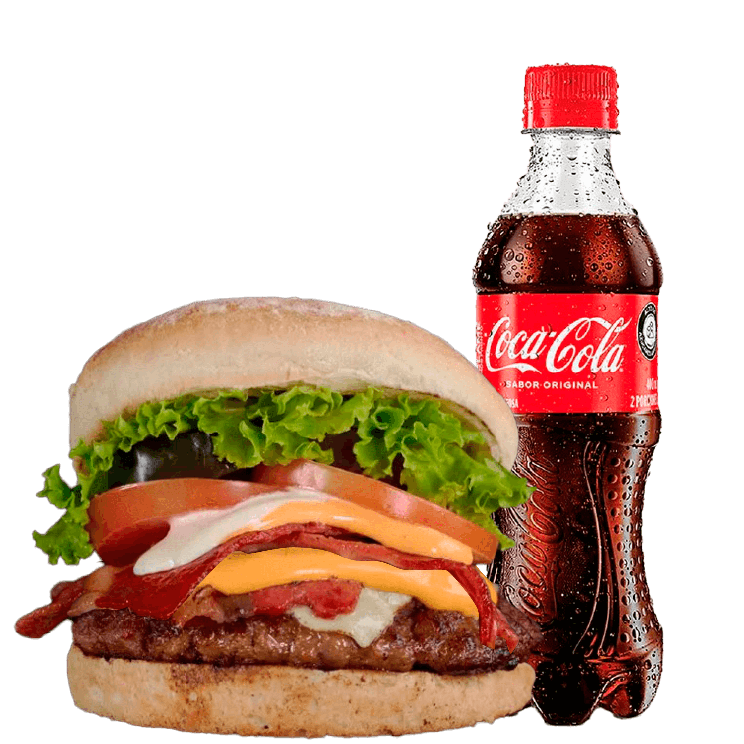 Hamburguesa Sencilla + Gaseosa 400 ml