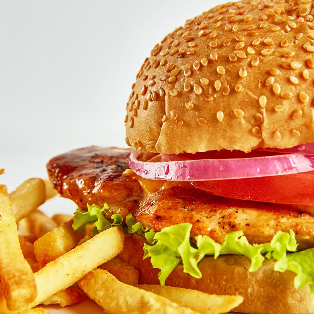 Hamburguesa De Pollo a la Parrilla