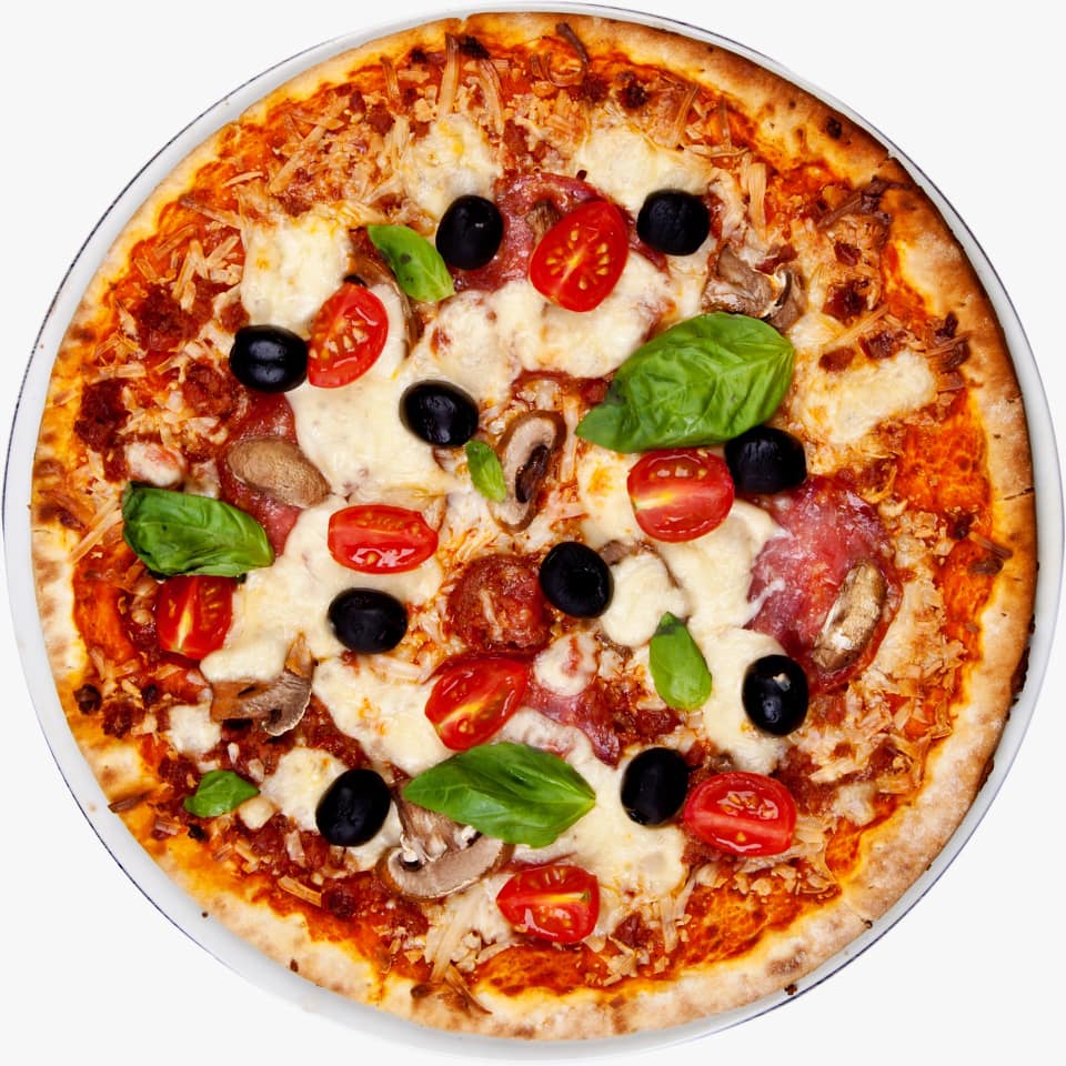 Pizza Chica (6 rebanadas) +Espagueti Ch (200 Gr)