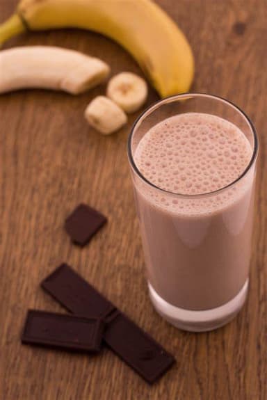 Licuado Plátano con Chocolate