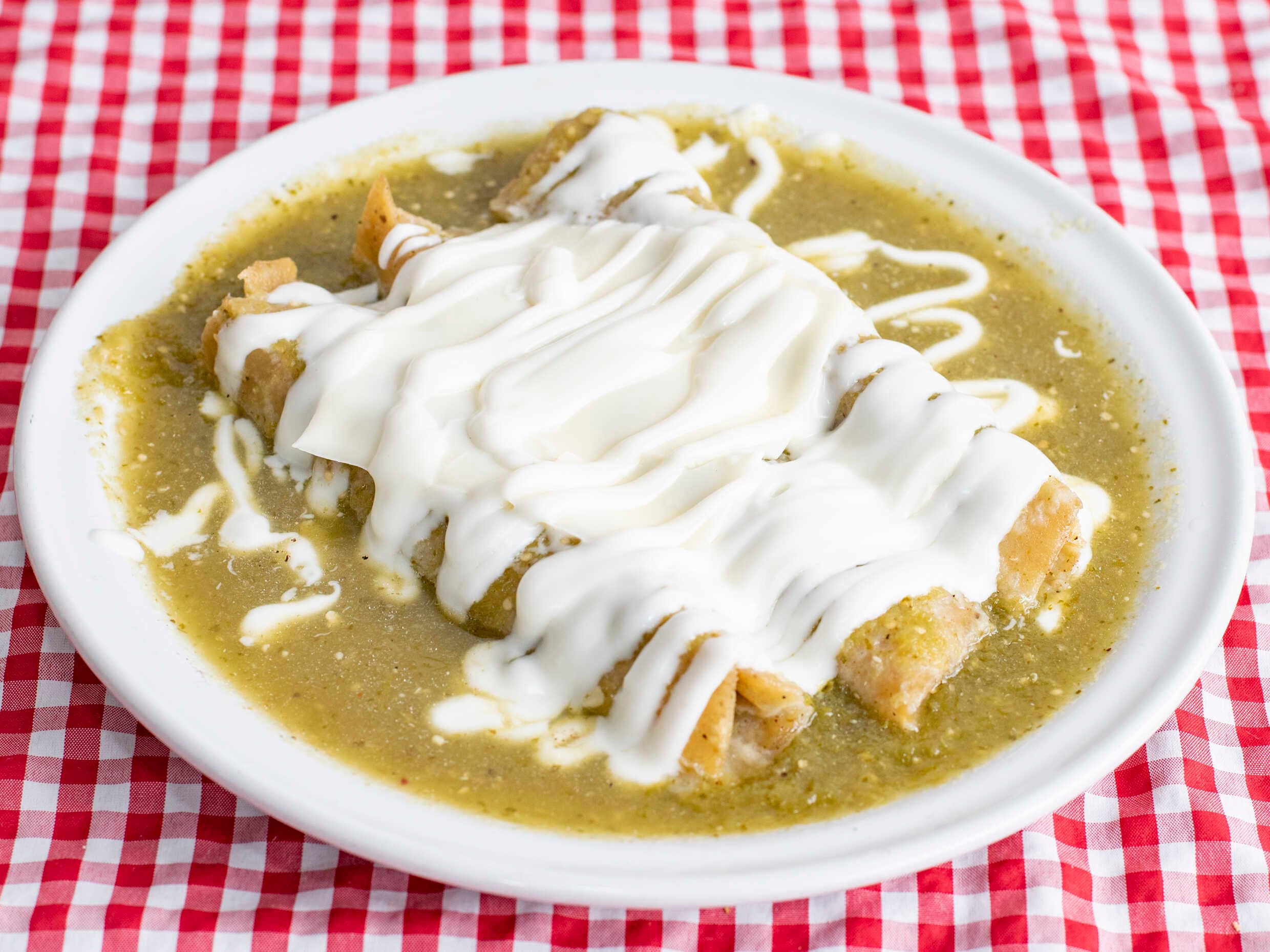 Enchiladas Suizas Verdes+Coca Cola
