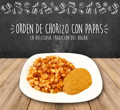 Orden de chorizo con papas