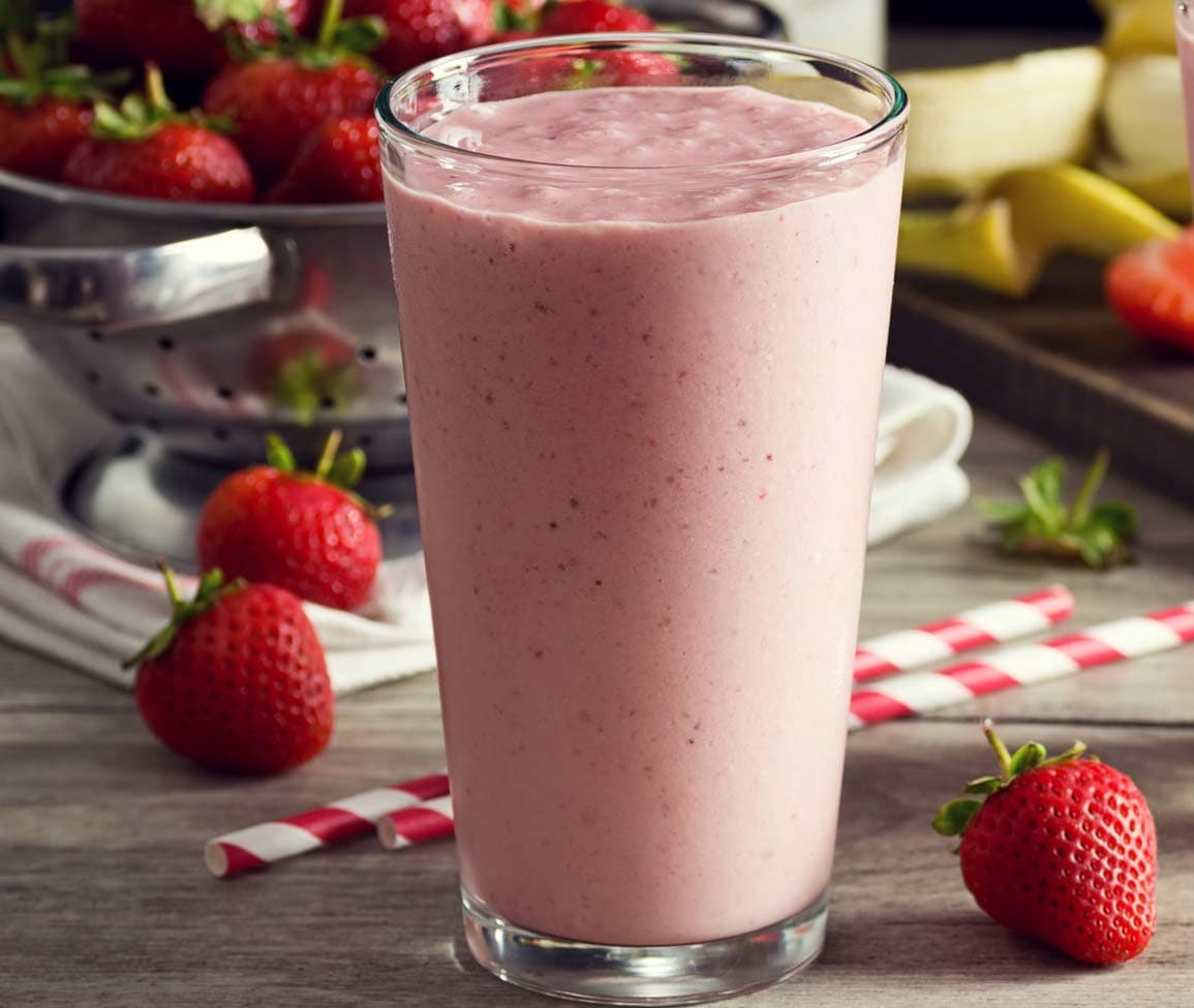 Malteada de Fresa