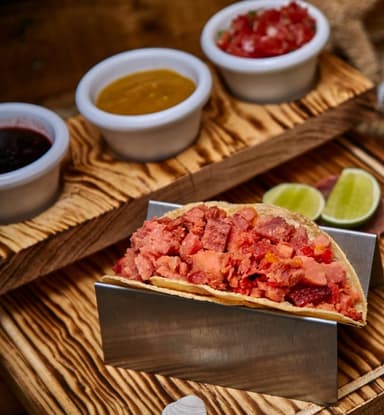 Taco Campechano Camarón con Marlin